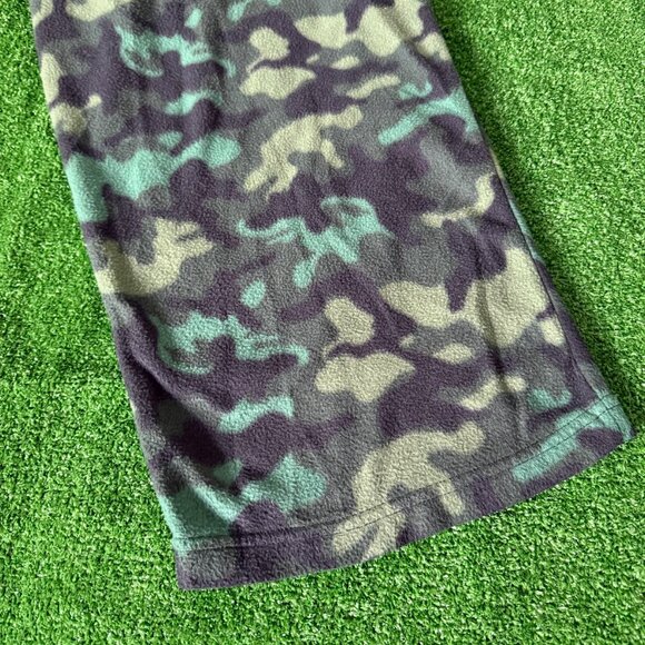 Fruit of the Loom Camo Green Fleece Pockets Loungewear Pajama Pants Big Size 2XL - Picture 10 of 12